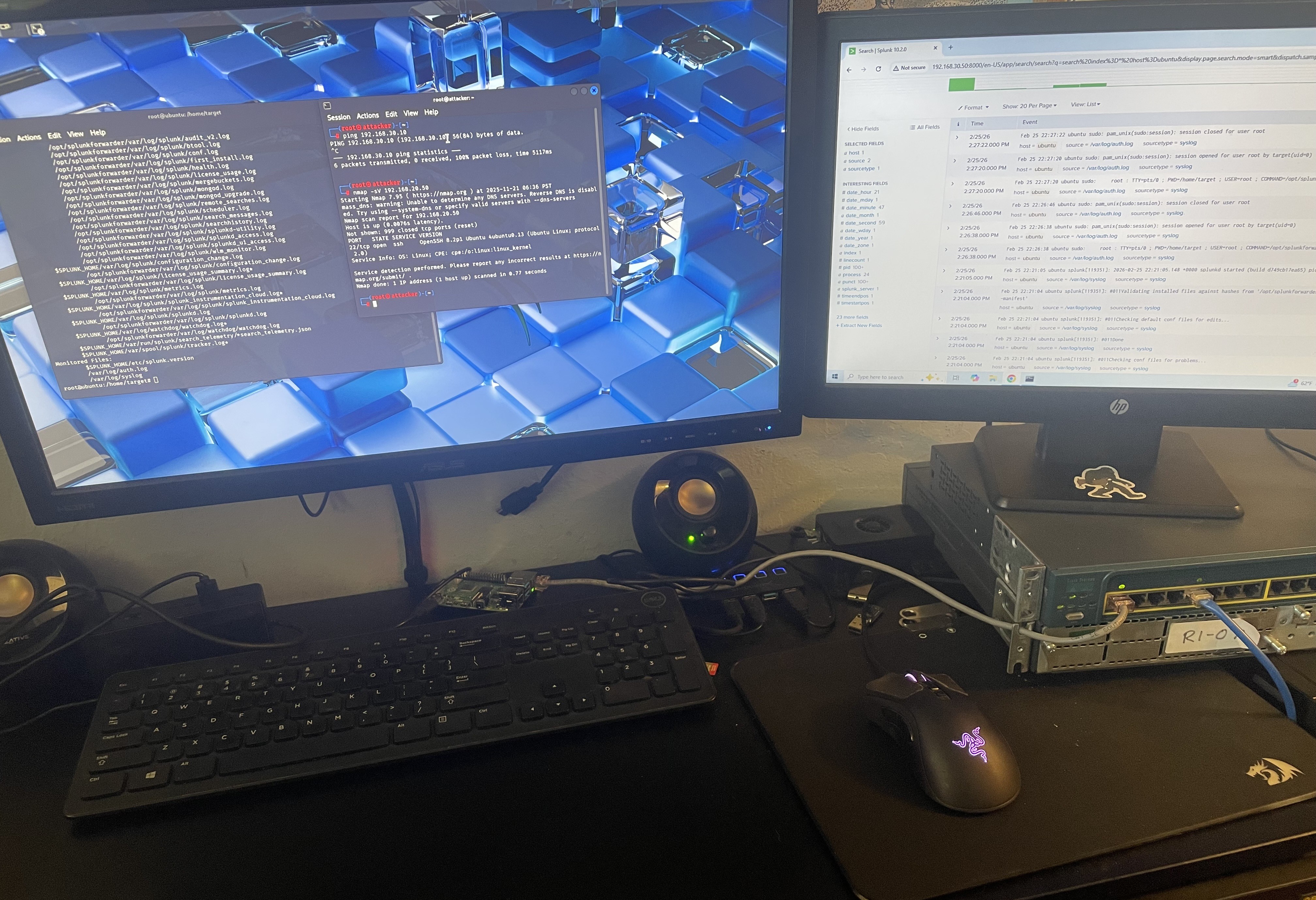 Picture of my desk setup. 