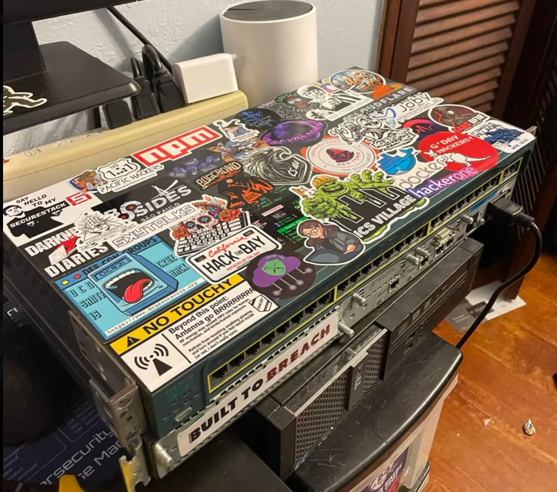 Top view of cyber range 